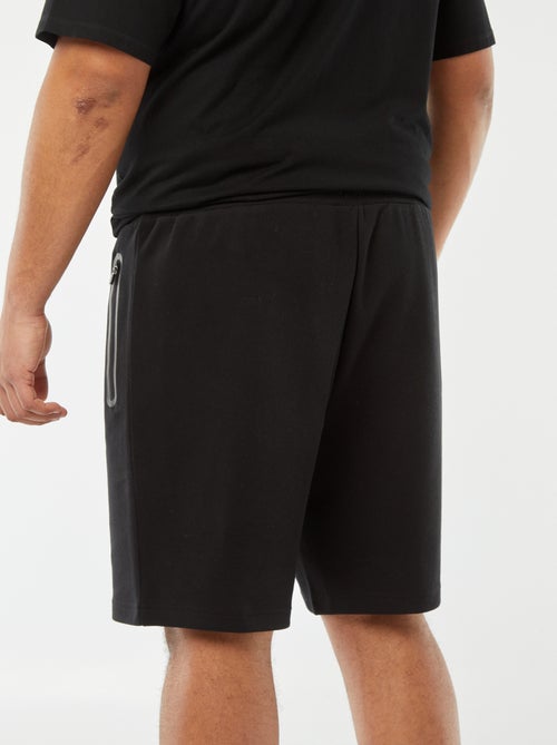 Bermuda esprit sport en maille piquée - Kiabi