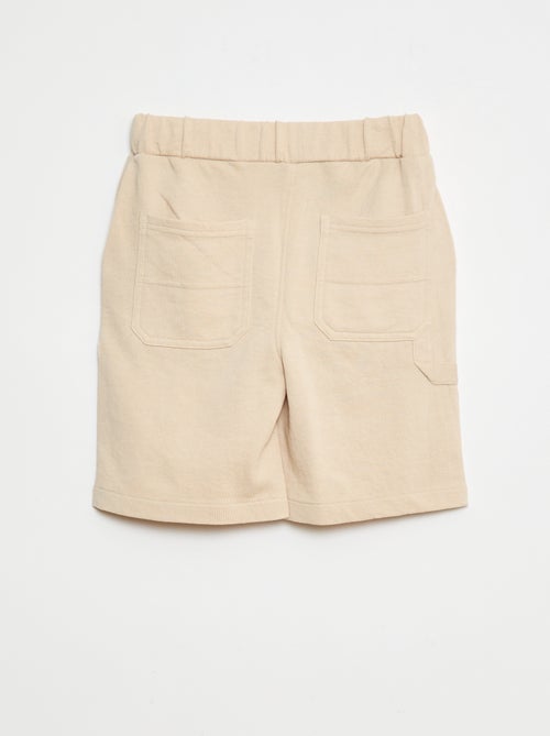 Bermuda fluide en french terry - Kiabi