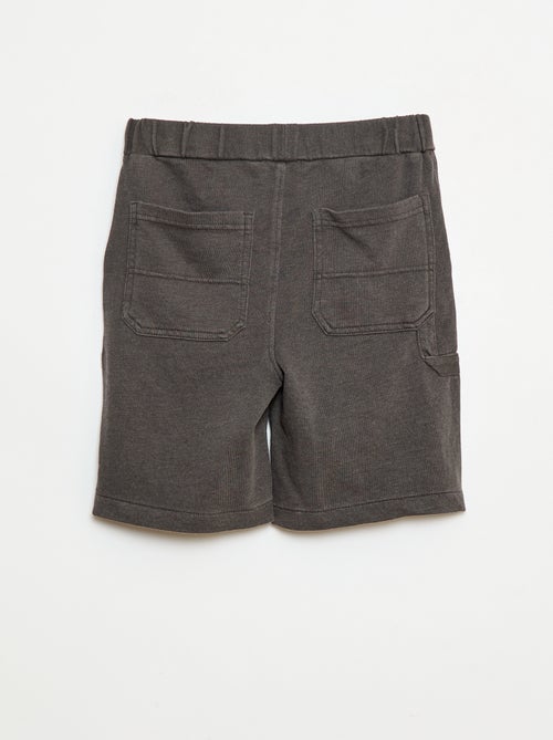Bermuda fluide en french terry - Kiabi