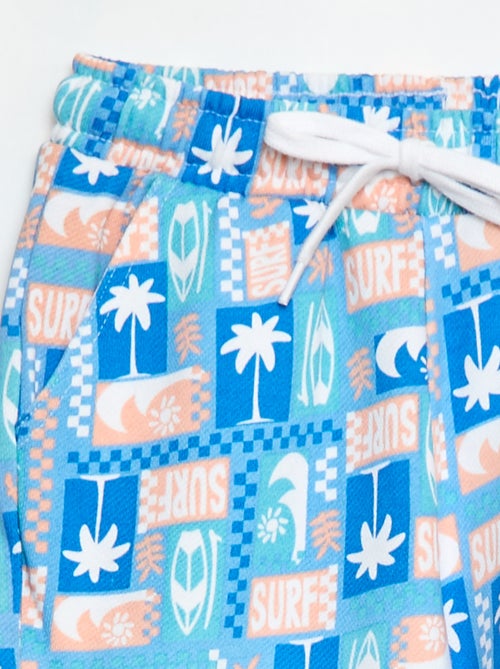 Bermuda french terry imprimé - Kiabi