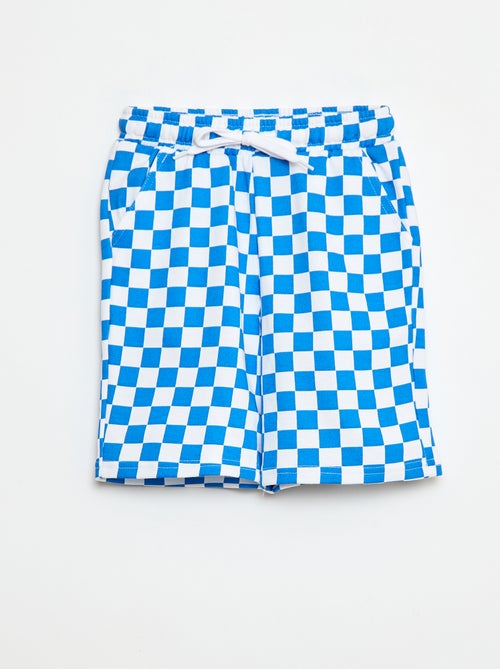 Bermuda french terry imprimé - Kiabi