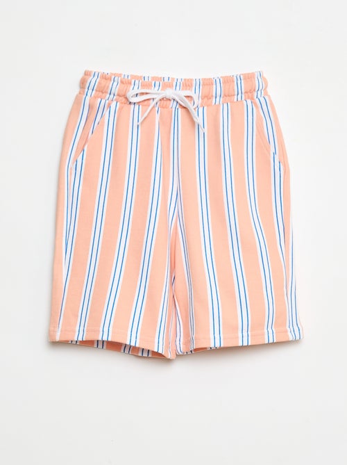 Bermuda french terry imprimé - Kiabi