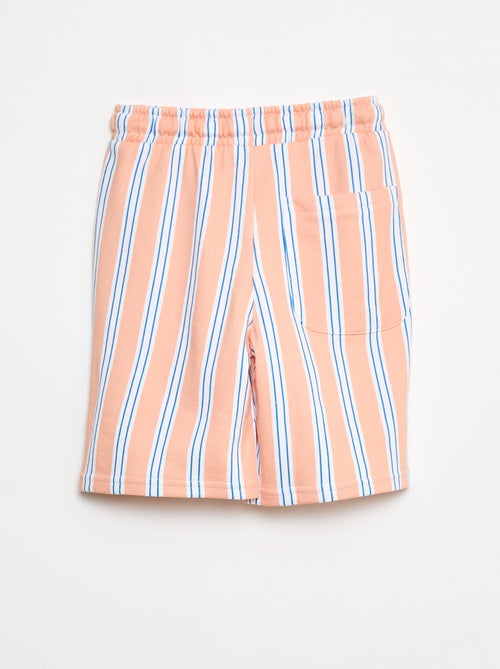 Bermuda french terry imprimé - Kiabi