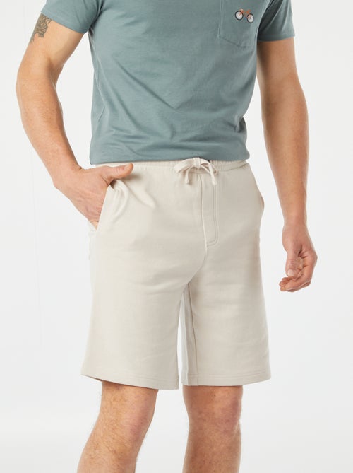 Bermuda jogging uni - Kiabi