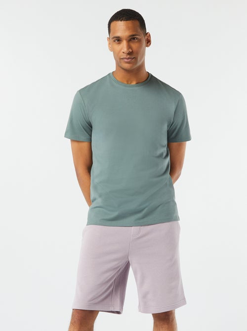 Bermuda jogging uni - Kiabi