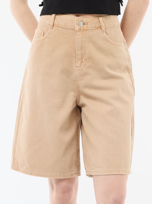 Bermuda large en twill - Kiabi