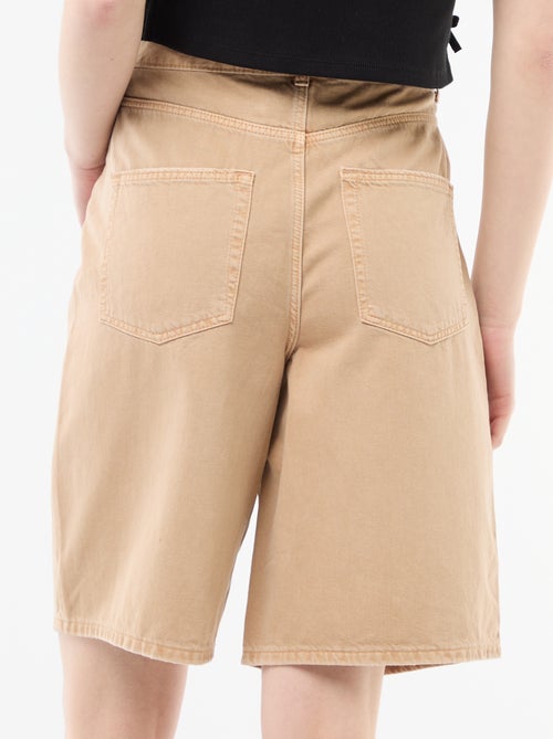 Bermuda large en twill - Kiabi