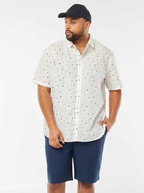 Bermuda léger avec taille élastiquée - Kiabi