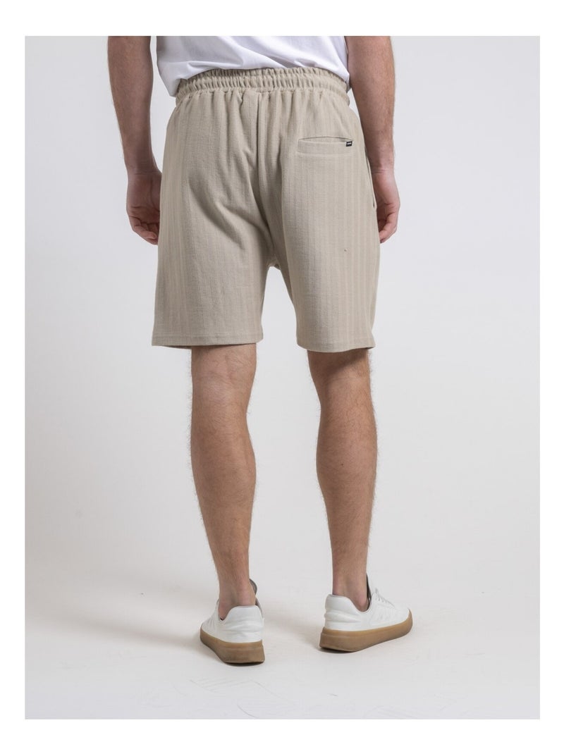 Bermuda maille boparis Beige - Kiabi