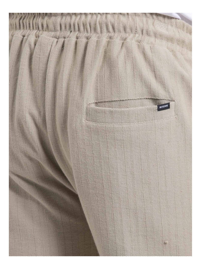 Bermuda maille boparis Beige - Kiabi