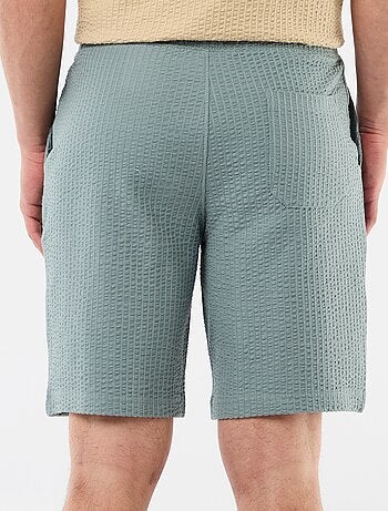 Bermuda maille lourde uni
