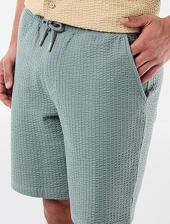 Bermuda maille lourde uni