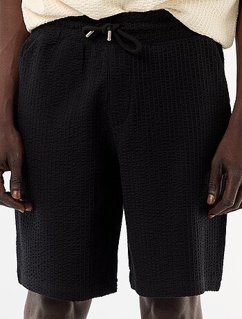 Bermuda maille lourde uni