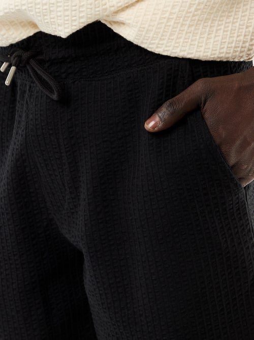 Bermuda maille lourde uni - Kiabi