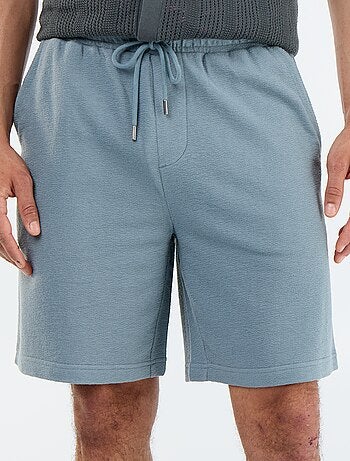 Bermuda met elastische taille en trekkoordjes