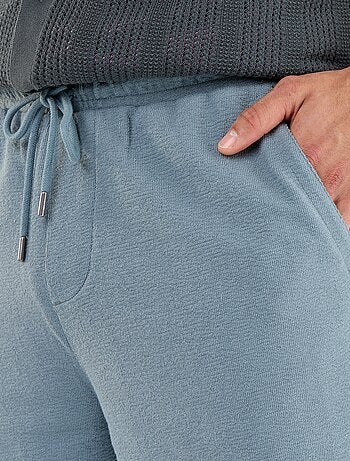 Bermuda met elastische taille en trekkoordjes