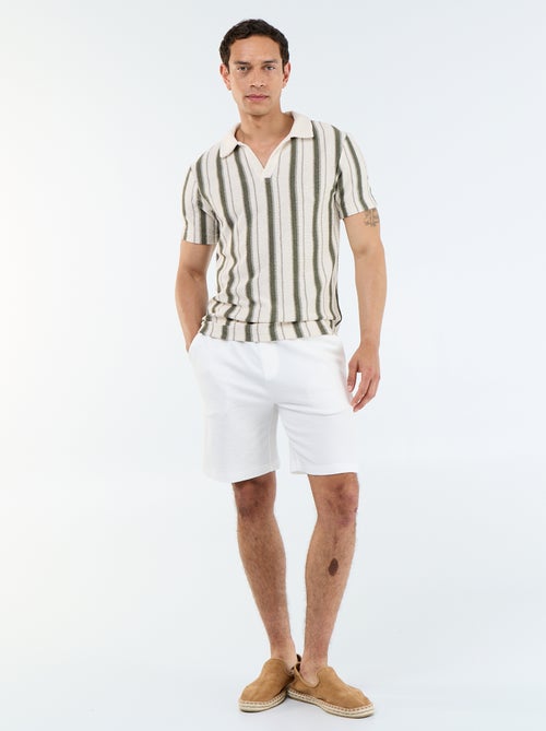 Bermuda met elastische taille en trekkoordjes - Kiabi Bermuda met elastische taille en trekkoordjes - Kiabi