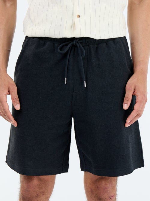Bermuda met elastische taille en trekkoordjes - Kiabi Bermuda met elastische taille en trekkoordjes - Kiabi