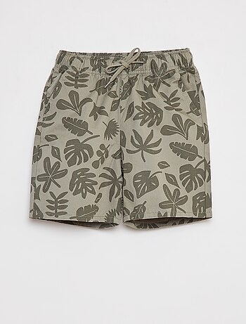 Bermuda met elastische tailleband