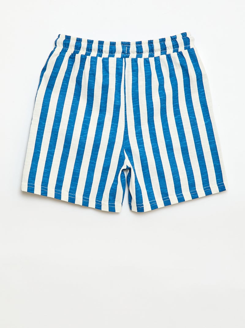 Bermuda met motief Blauw - Kiabi