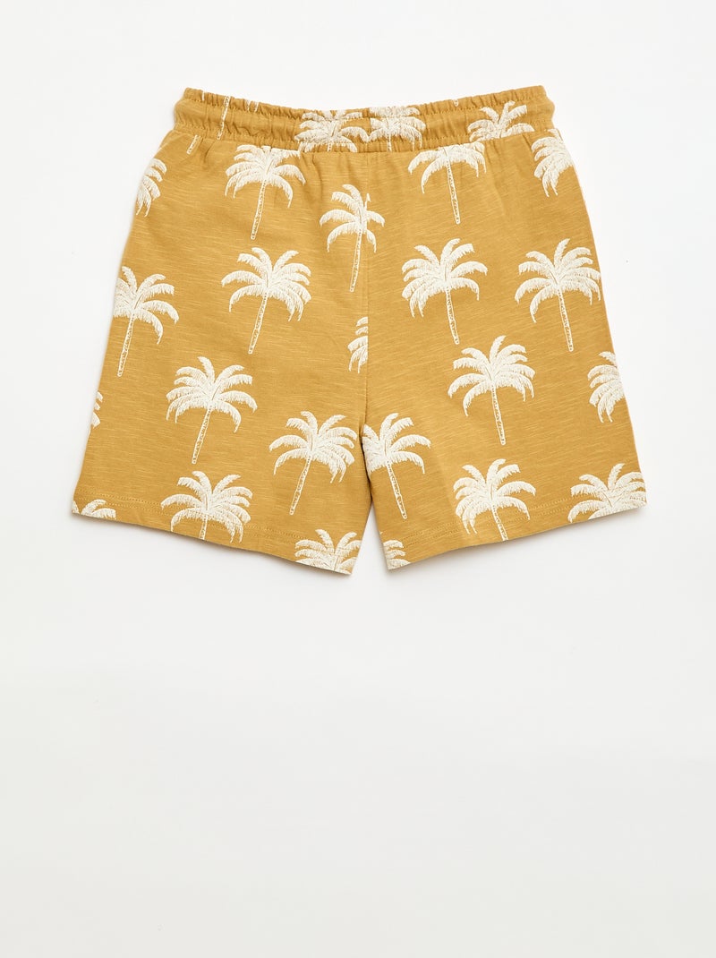 Bermuda met motief Geel - Kiabi