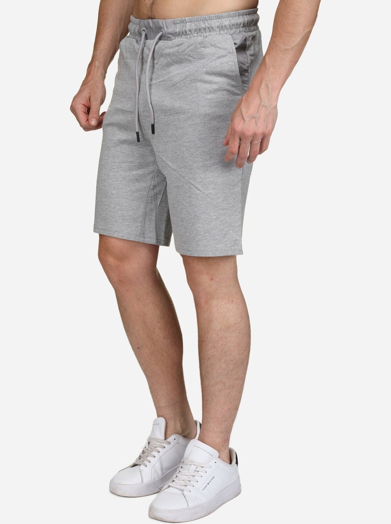 Bermuda met veters - Torrente Gemêleerd grijs - Kiabi