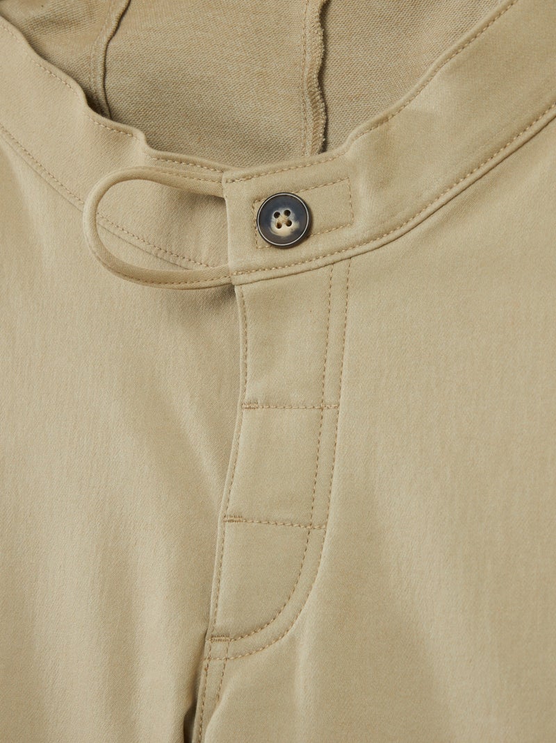 Bermuda molleton - collection facile à enfiler Beige - Kiabi