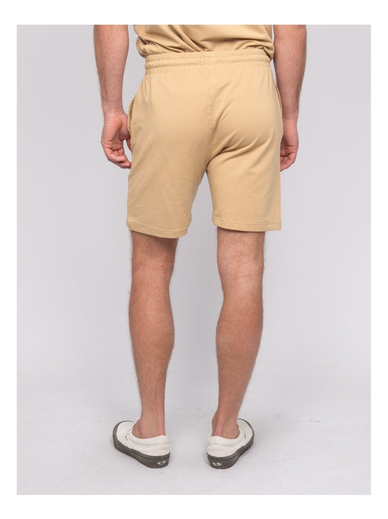 Bermuda molleton belgamy Beige - Kiabi