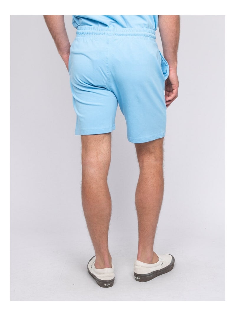 Bermuda molleton belgamy Bleu ciel - Kiabi