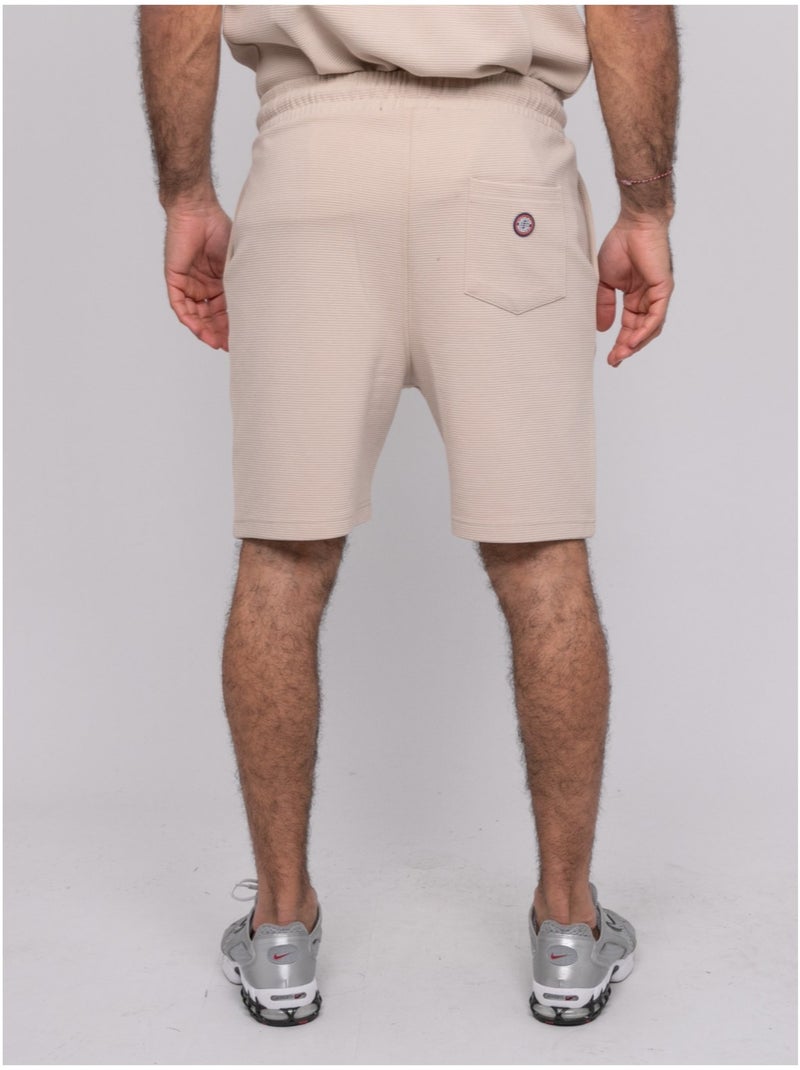 Bermuda molleton bemaxin Beige - Kiabi