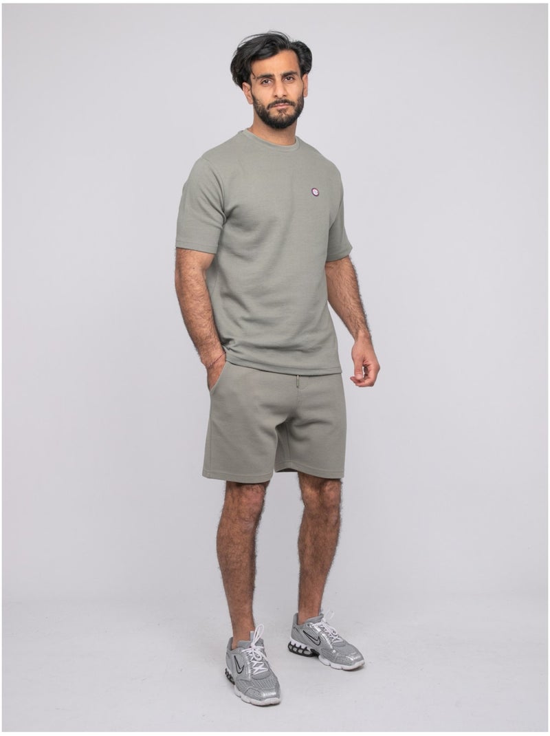 Bermuda molleton bemaxin Vert kaki clair - Kiabi