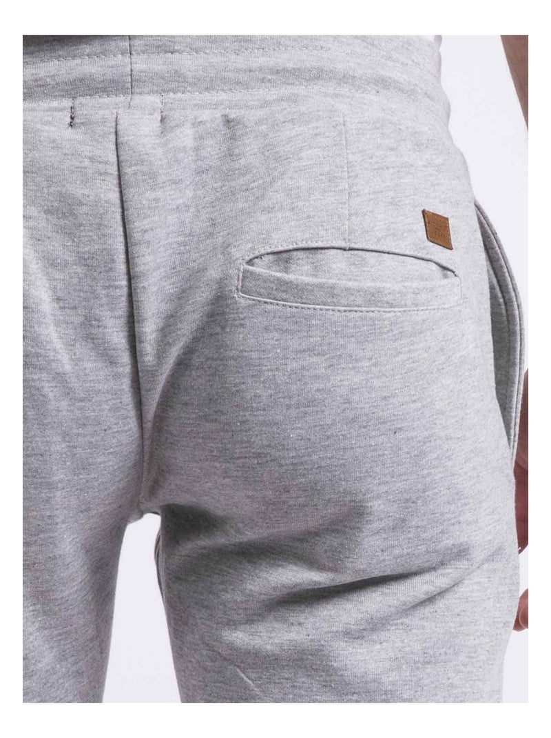 Bermuda molleton berkem Gris - Kiabi