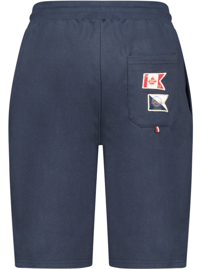 Bermuda molleton pogoeak – canadian peak Bleu marine - Kiabi