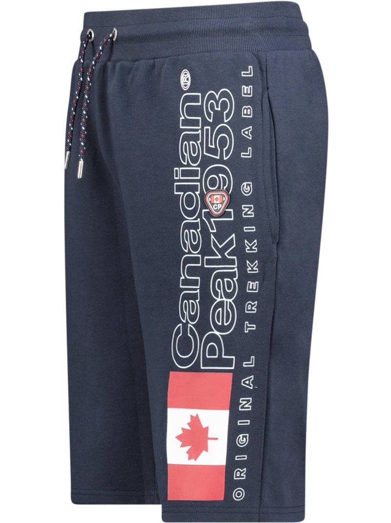 Bermuda molleton pogoeak – canadian peak Bleu marine - Kiabi