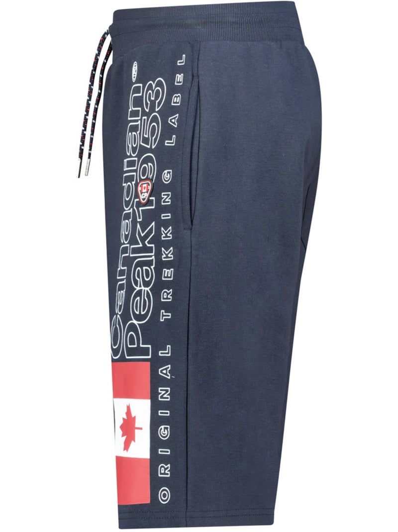 Bermuda molleton pogoeak – canadian peak Bleu marine - Kiabi