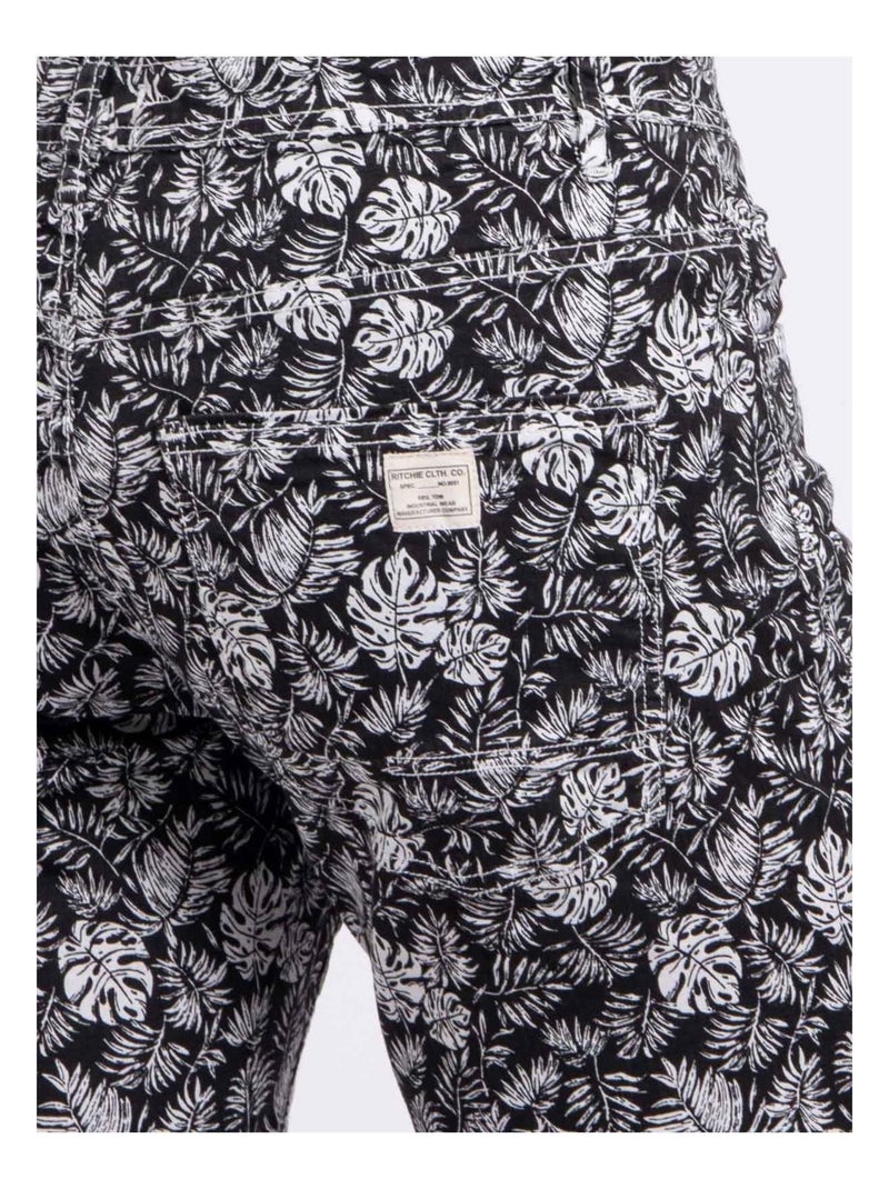 Bermuda motifs BANEM Noir - Kiabi