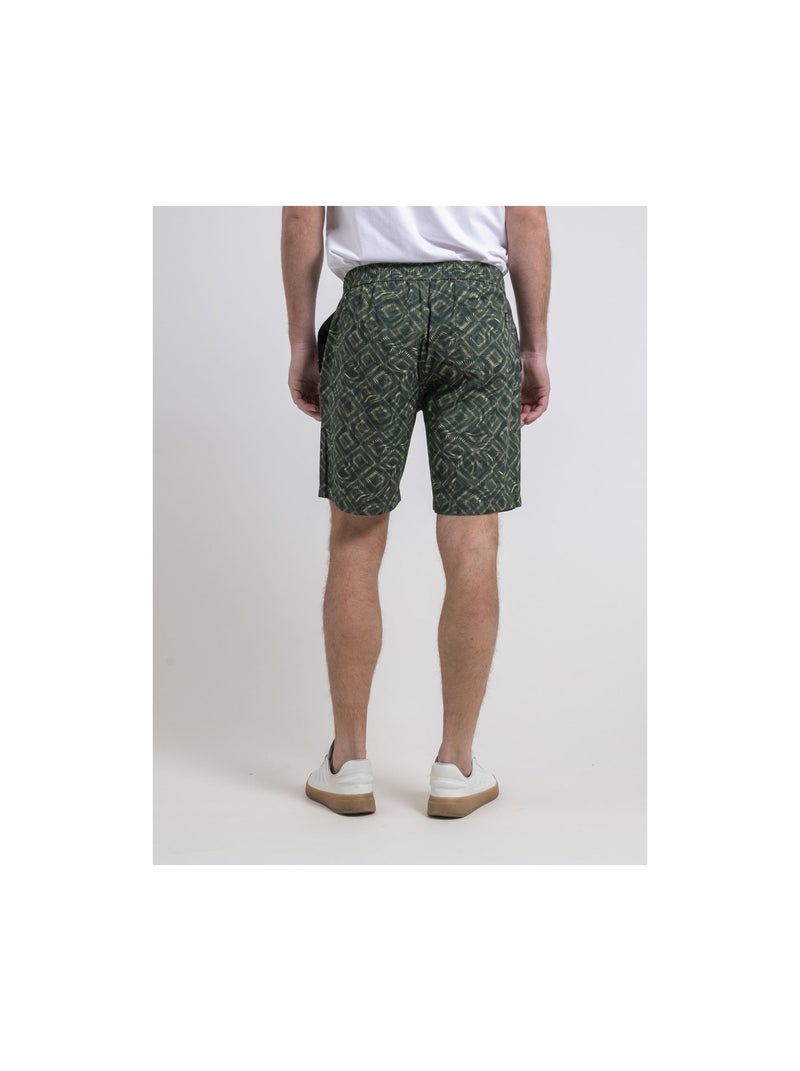 Bermuda motifs bartonik Kaki - Kiabi