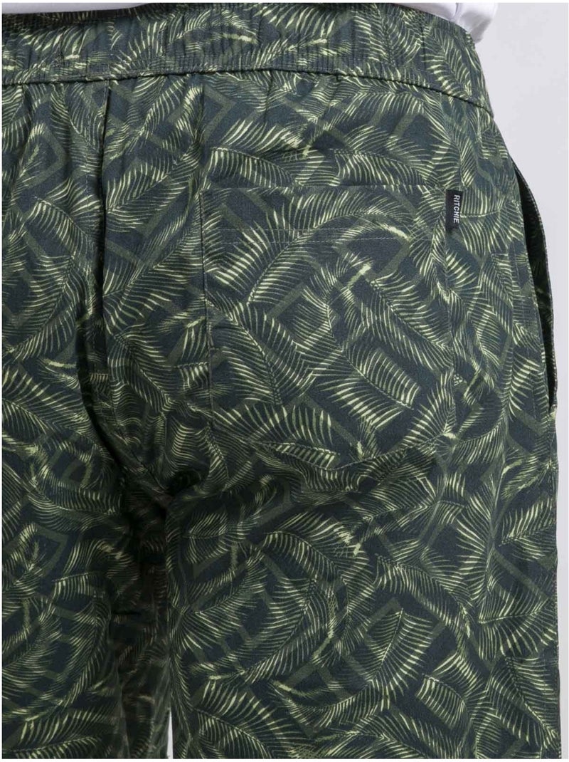 Bermuda motifs bartonik Kaki - Kiabi