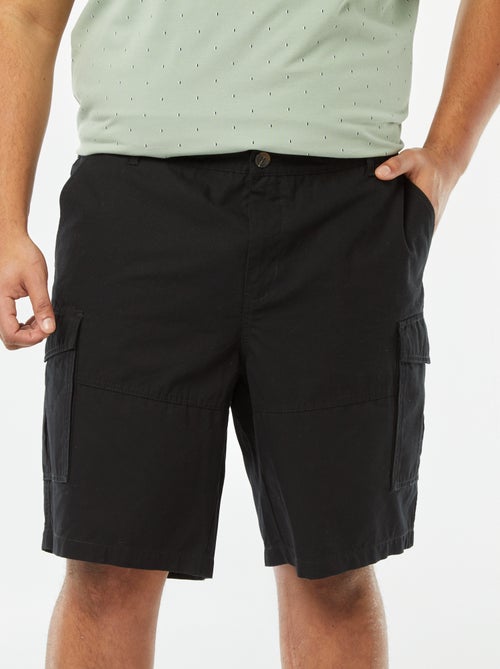 Bermuda multi-poches en twill - Kiabi