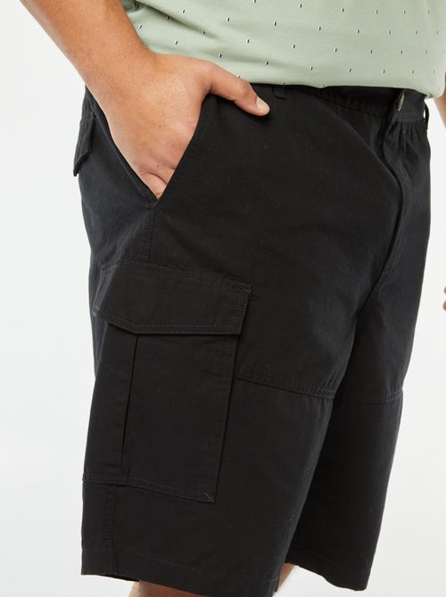 Bermuda multi-poches en twill - Kiabi
