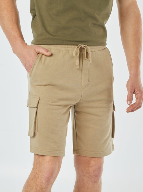 Bermuda multipoches en molleton - Kiabi