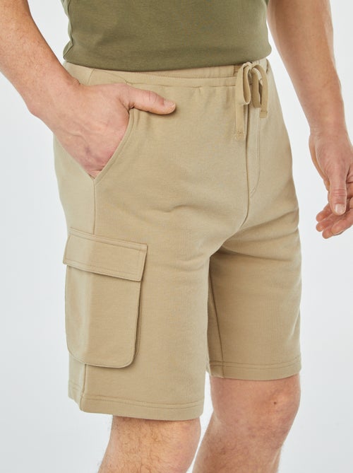 Bermuda multipoches en molleton - Kiabi