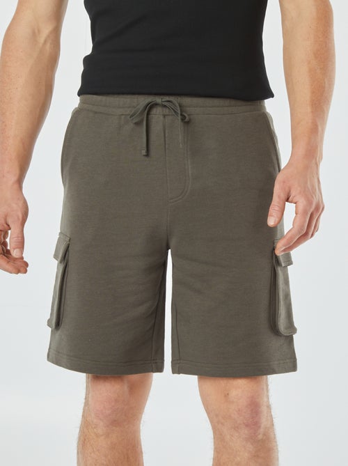 Bermuda multipoches en molleton - Kiabi Bermuda multipoches en molleton - Kiabi