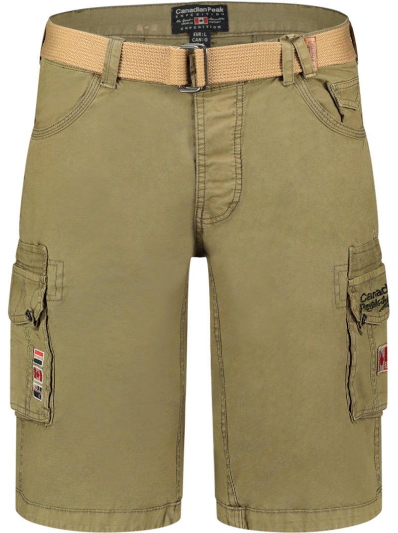 Bermuda multipoches panoplieak – canadian peak Kaki - Kiabi