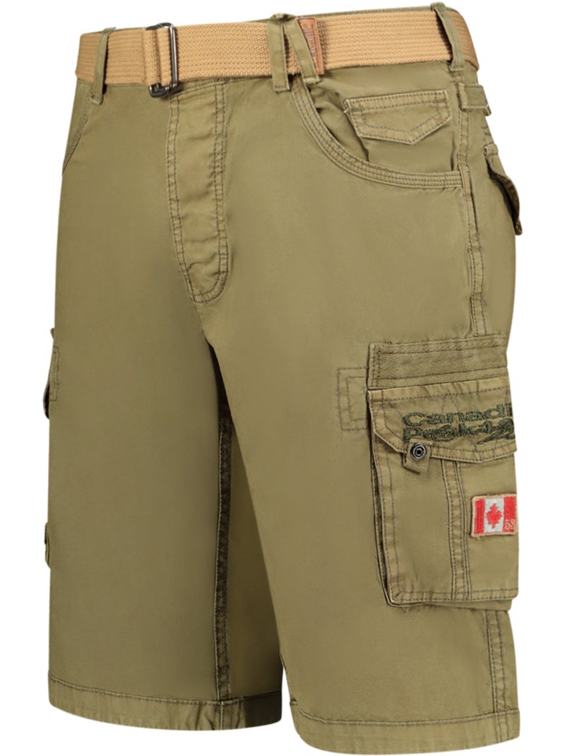 Bermuda multipoches panoplieak – canadian peak Kaki - Kiabi