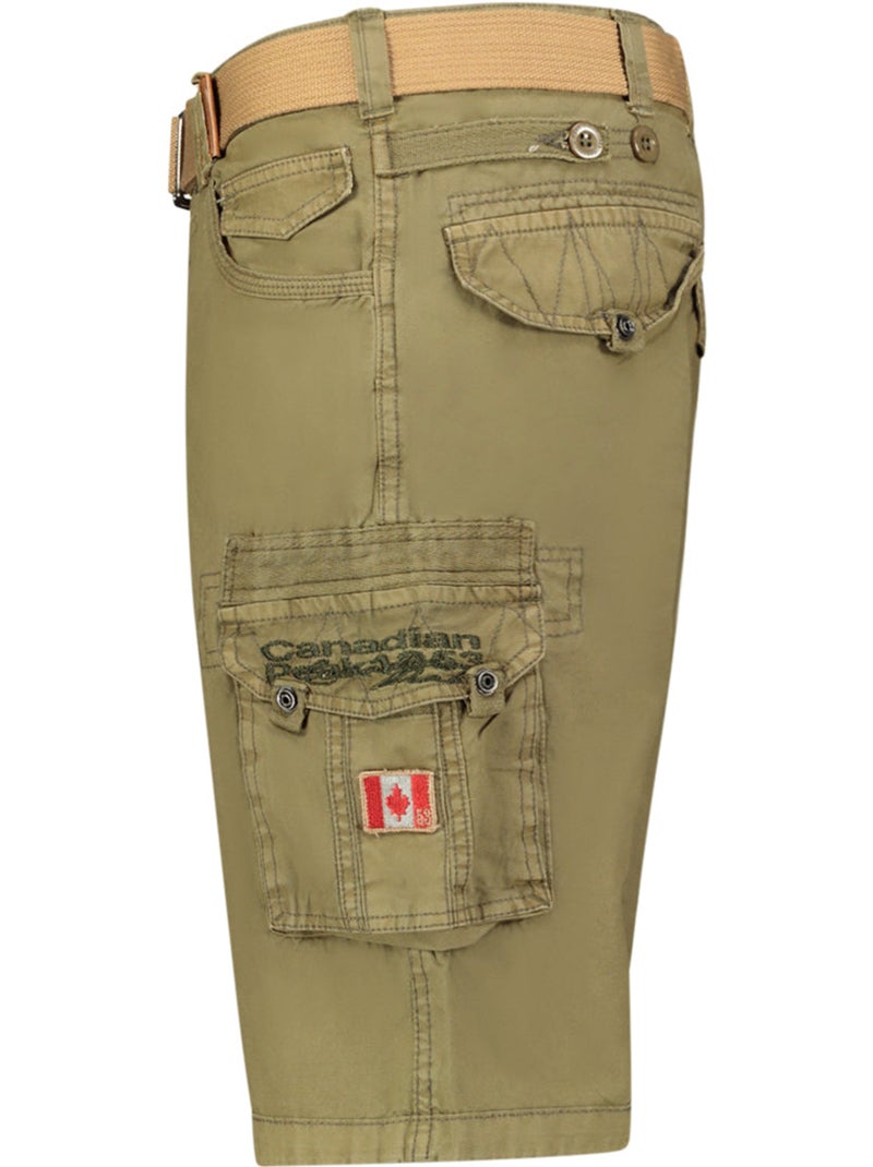 Bermuda multipoches panoplieak – canadian peak Kaki - Kiabi