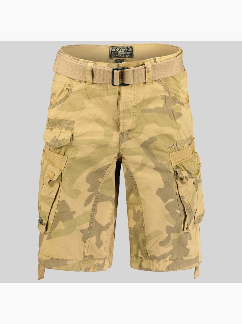 Bermuda panoramique camo – geographical norway Beige sable - Kiabi