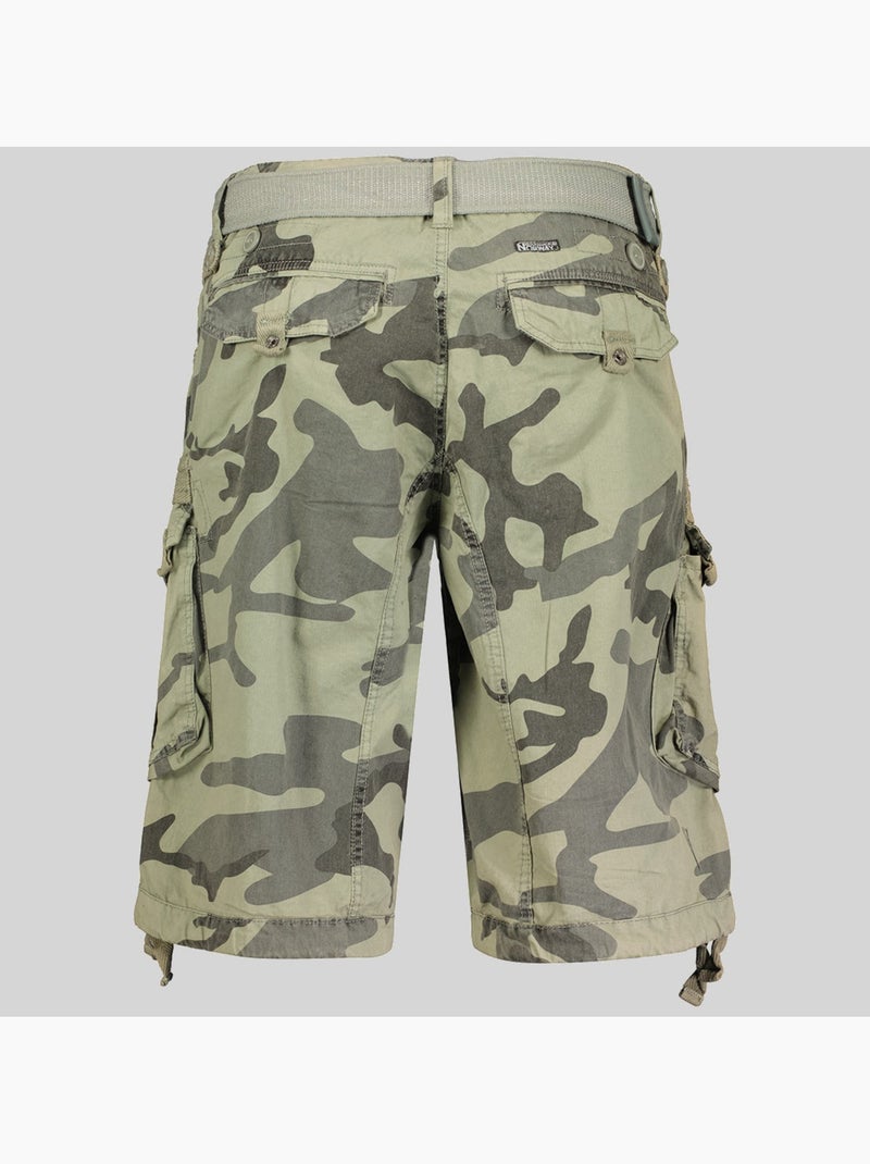Bermuda panoramique camo – geographical norway Gris Multicolore - Kiabi