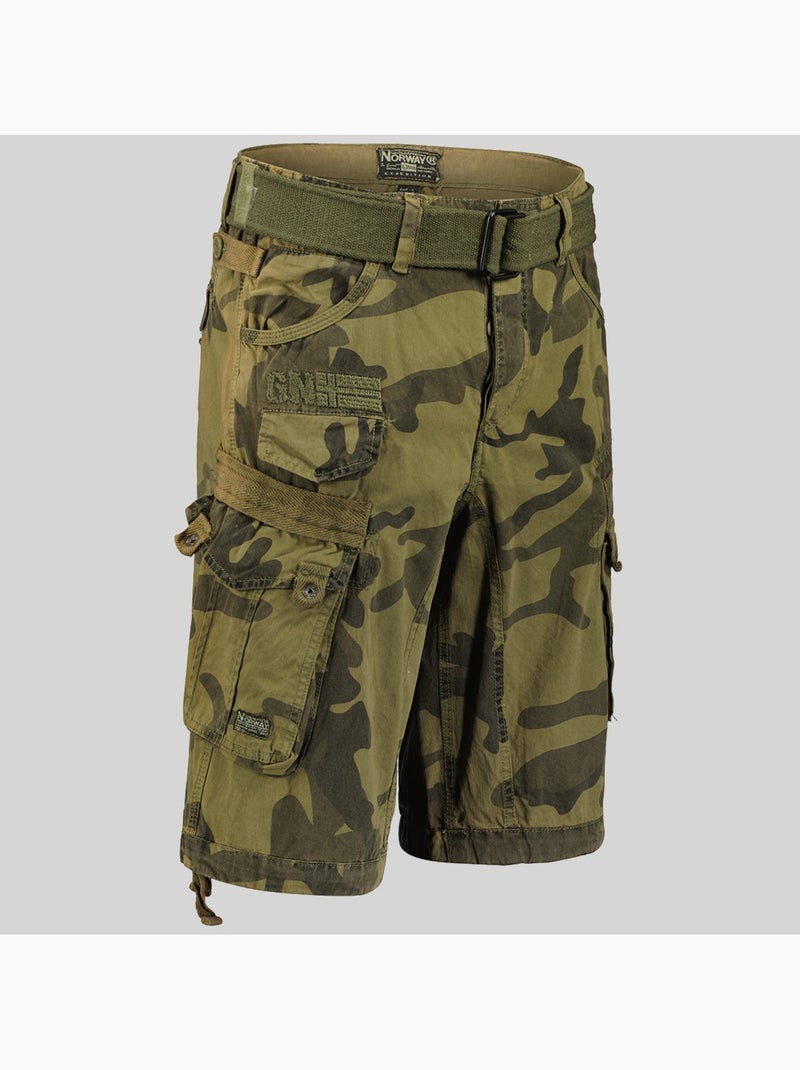 Bermuda panoramique camo – geographical norway Vert kaki - Kiabi