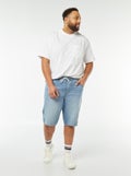 Bermuda slim en denim stretch Triple stone - Kiabi